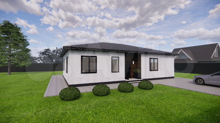 Дом 107,1 м² на участке 11,5 сот.