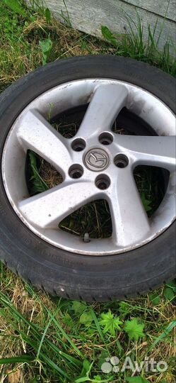 Резина летняя с дисками (Мазда 6)