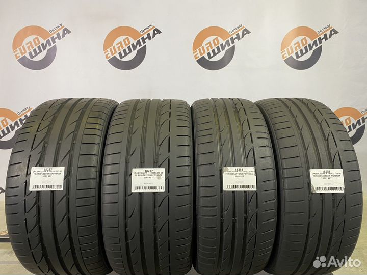 Bridgestone Potenza S001 225/40 R19 и 255/35 R19
