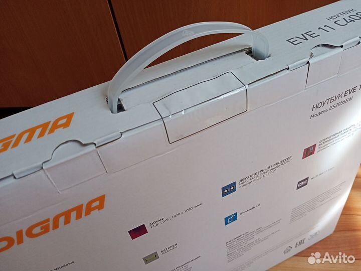 Ноутбук digma EVE 11 C408, черный, новый