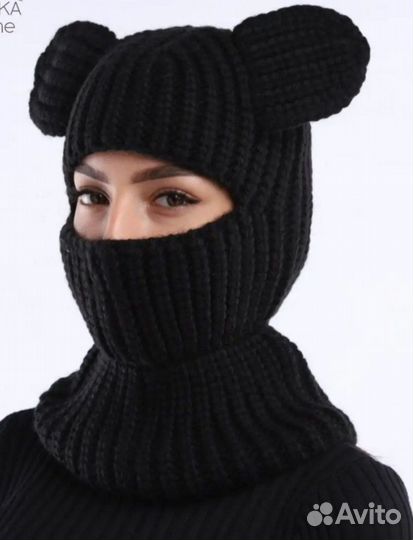 Шапка шлем женская