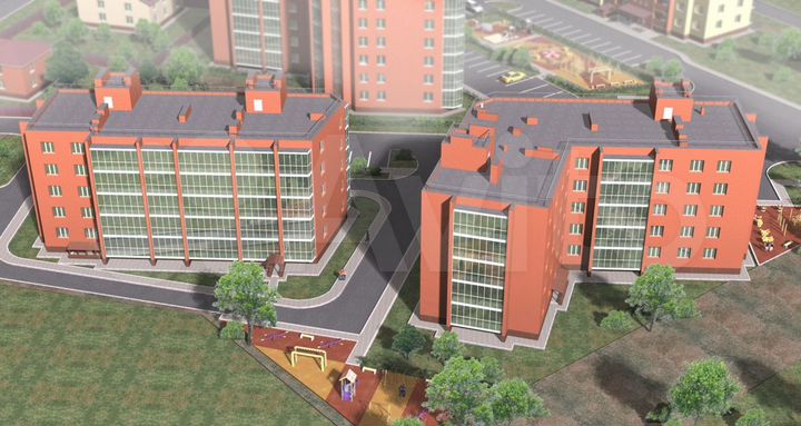 2-к. квартира, 56,6 м², 1/5 эт.