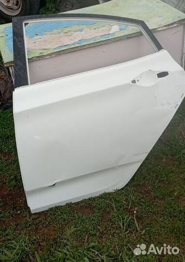 Дверь задняя левая hyundai solaris 1