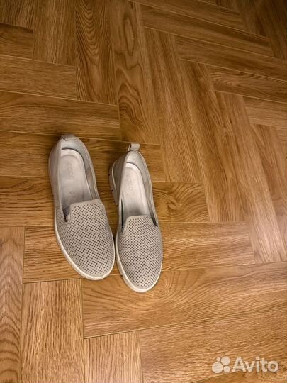 Ecco 38 мокасины