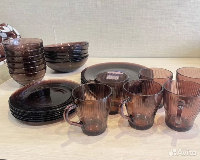 Набор посуды столовый luminarc новый 30 предметов