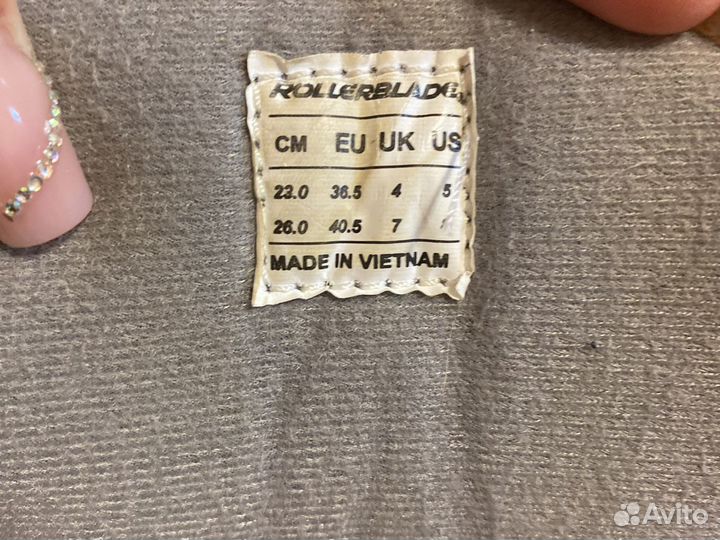 Роликовые коньки rollerblade р.40,5