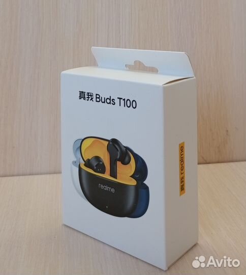 Беспроводные наушники Realme buds t100, новые