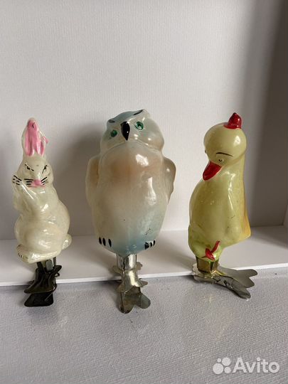 Советские елочные игрушки СССР