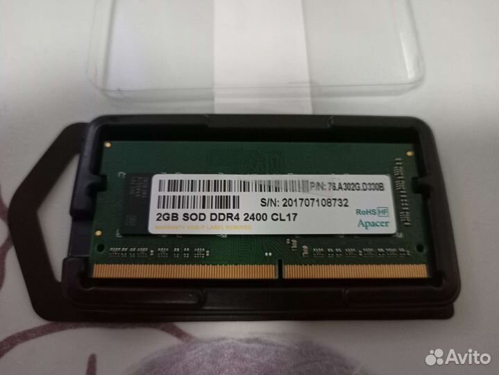 Оперативная память для ноутбука ddr4 2Gb