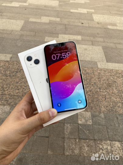 iPhone 13 128 Starlight Ростест (sim+esim)