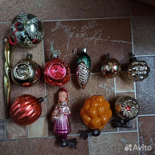 Елочные игрушки СССР