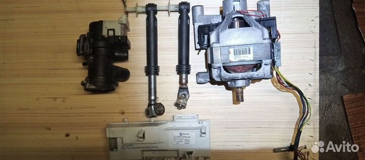 Электродвигатель, блок управления, амортизаторы