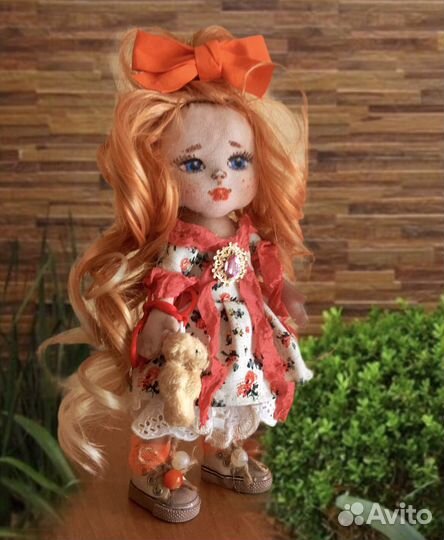 Текстильная интерьерная кукла