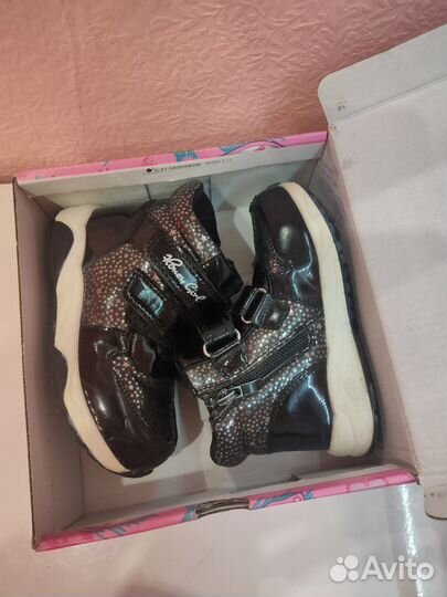 Ботинки демисезонные сапоги для девочки 26