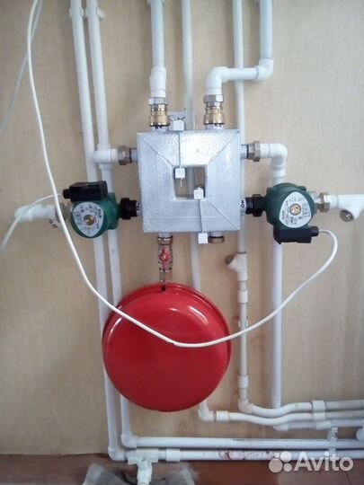 Монтаж отопления водопровода канализации