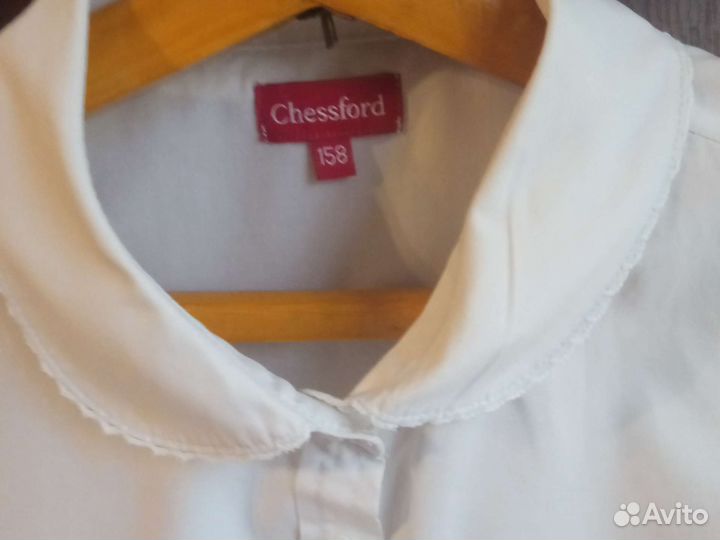 Блузка белая школьная, 158,Chessford