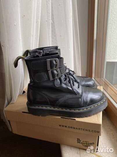 Редкие Dr martens ботинки на толстой подошве кожа