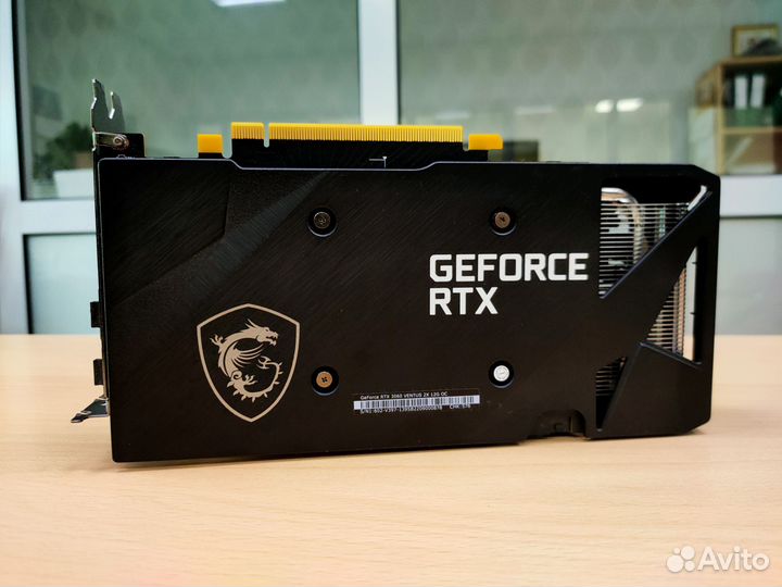 Видеокарта Nvidia RTX 3060 Ventus 12Gb 2x OC