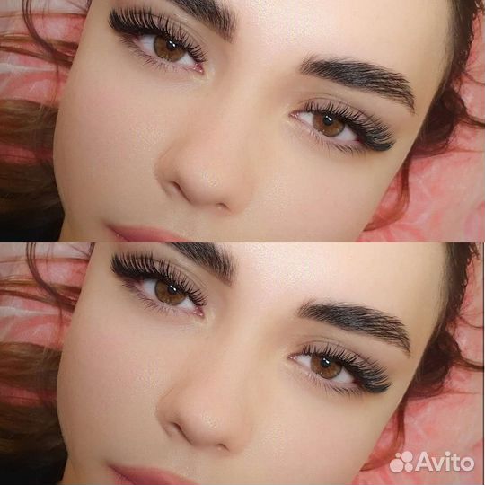 Наращивание ресниц и ламинирование