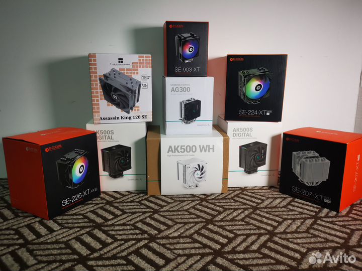 Воздушное охлаждение процессора новое