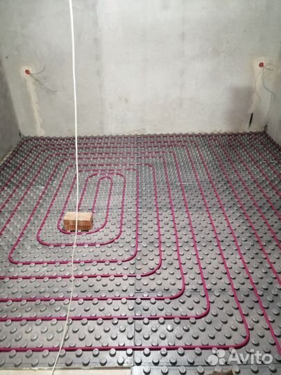 Монтаж водяного теплого пола