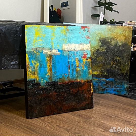 Картина маслом на холсте абстракция