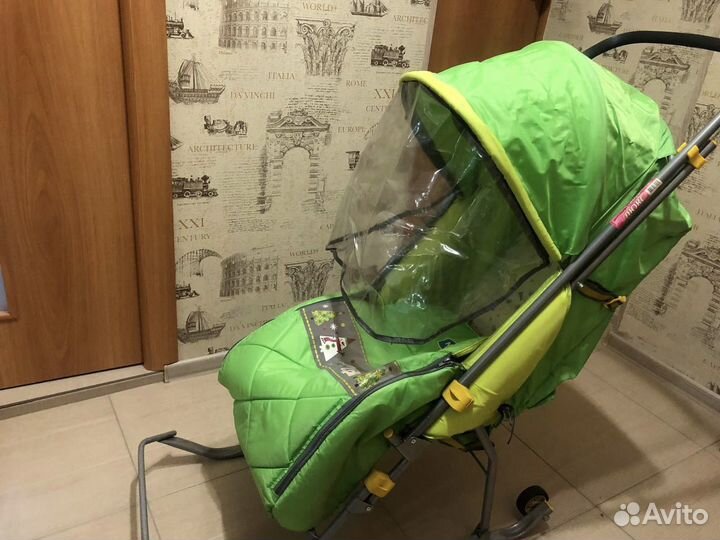 Детские санки коляска бу