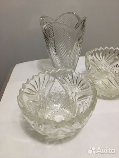 Вазы стаканы рюмки