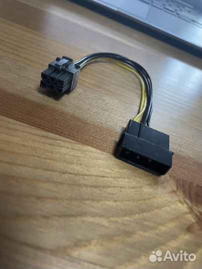Переходник 6 pin, 8 pin, vga на dvi-d, molex
