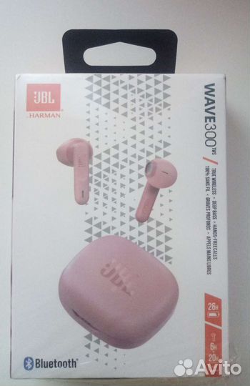 Беспроводные наушники JBL wave 300*tws