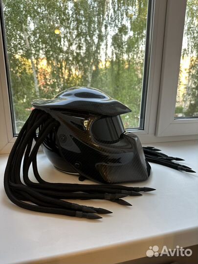 Мото шлем хищник