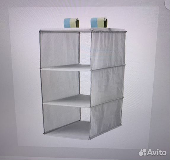 Секция для хранения с 3 отд. Слэктинг Икея