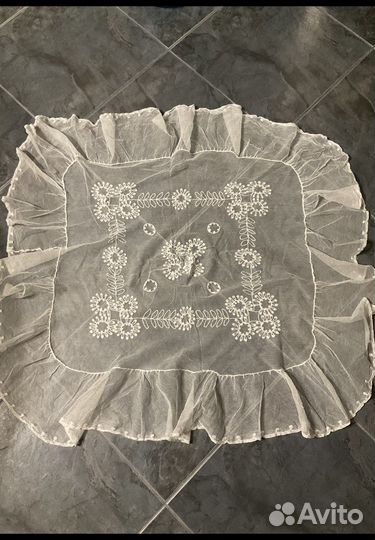 Накидки на подушки военных времен. Ретро