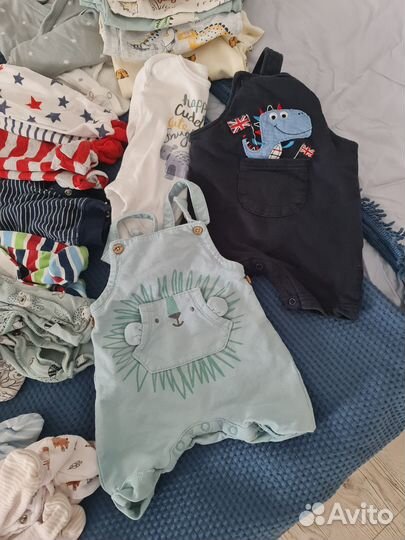Вещи пакетом для мальчика от 0 до 3 месяцев