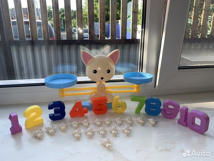 Игрушка котик-весы