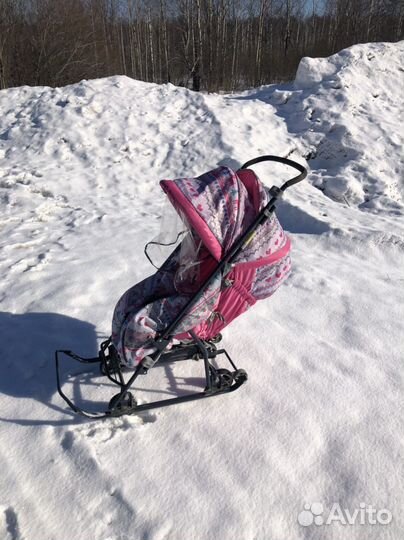 Санки с колёсами