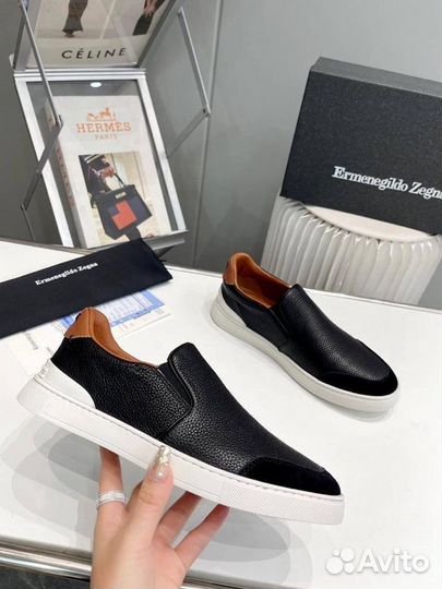 Кроссовки Ermenegildo Zegna чёрные