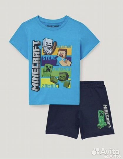 Костюм minecraft Майнкрафт 110,122,128