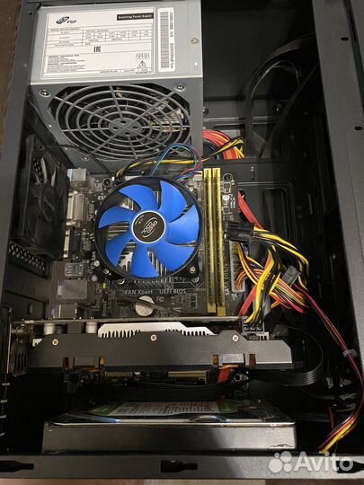 Компьютер i3/8gb/ssd/hdd/gtx 750ti