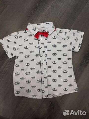 Рубашка белая р. 104