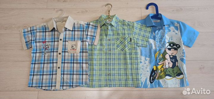 Рубашки для мальчика 4- 5 лет