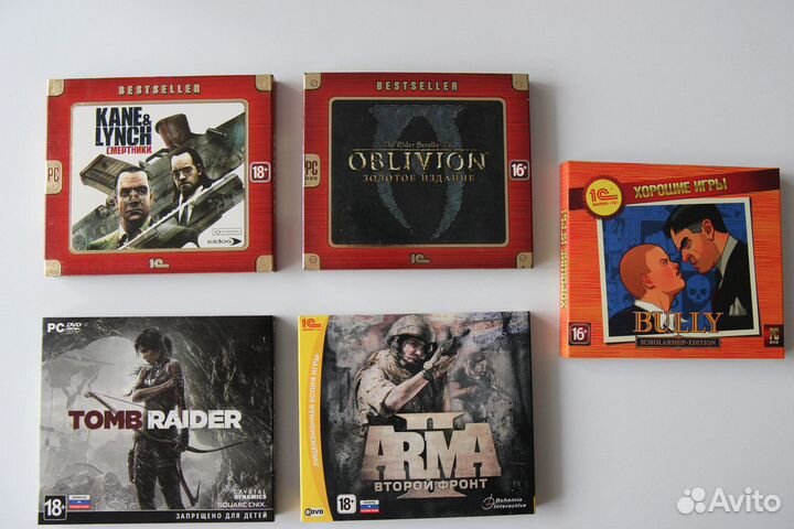 Компьютерные игры на DVD