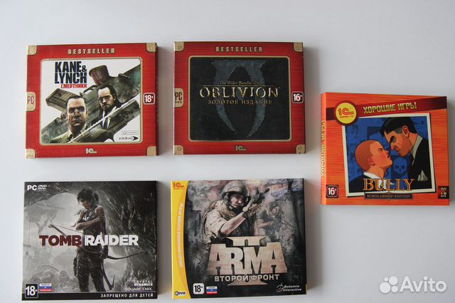 Компьютерные игры на DVD