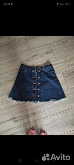 Юбка джинсовая