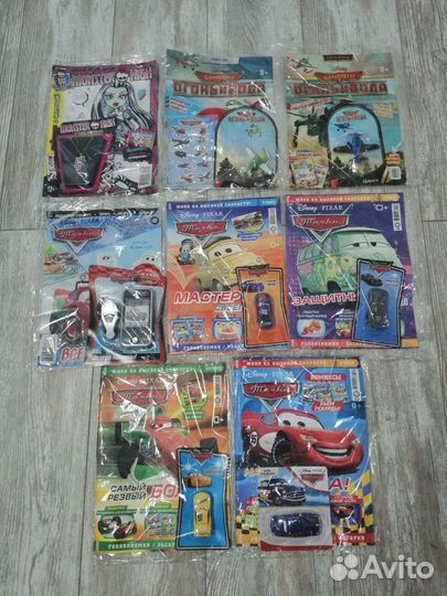 Журнал самолёты, тачки и Monster high