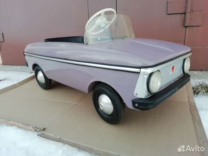 Педальный москвич СССР. Сохран