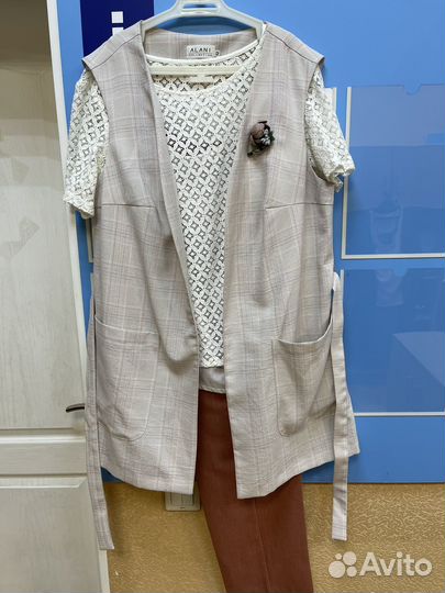 Кардиган,брюки,топ