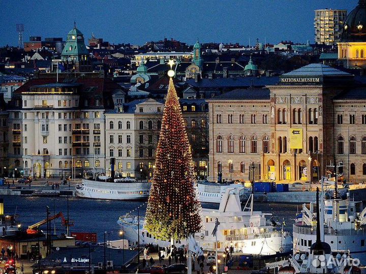 Стокгольм Топ-Экскурсия Прогулка по рождественском