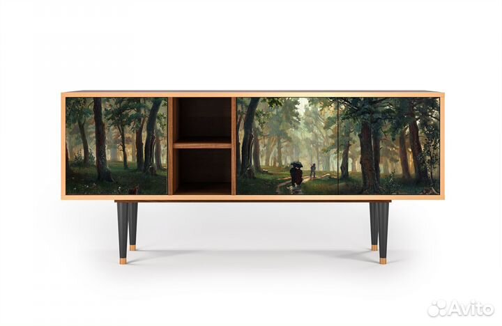 Тв-тумба T5 - Орех - Rain in the Oak Forest