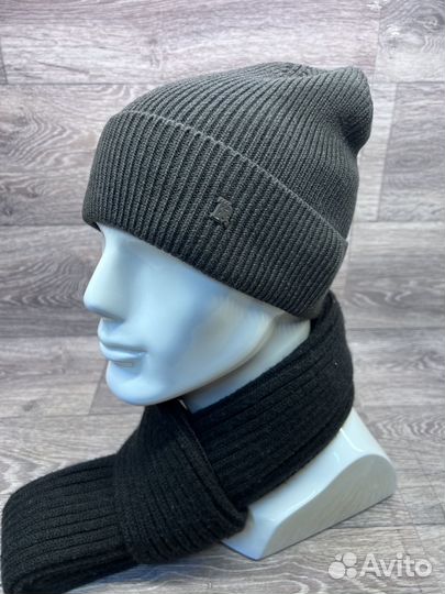 Шапка мужская вязаная из шерсти, Tesoro